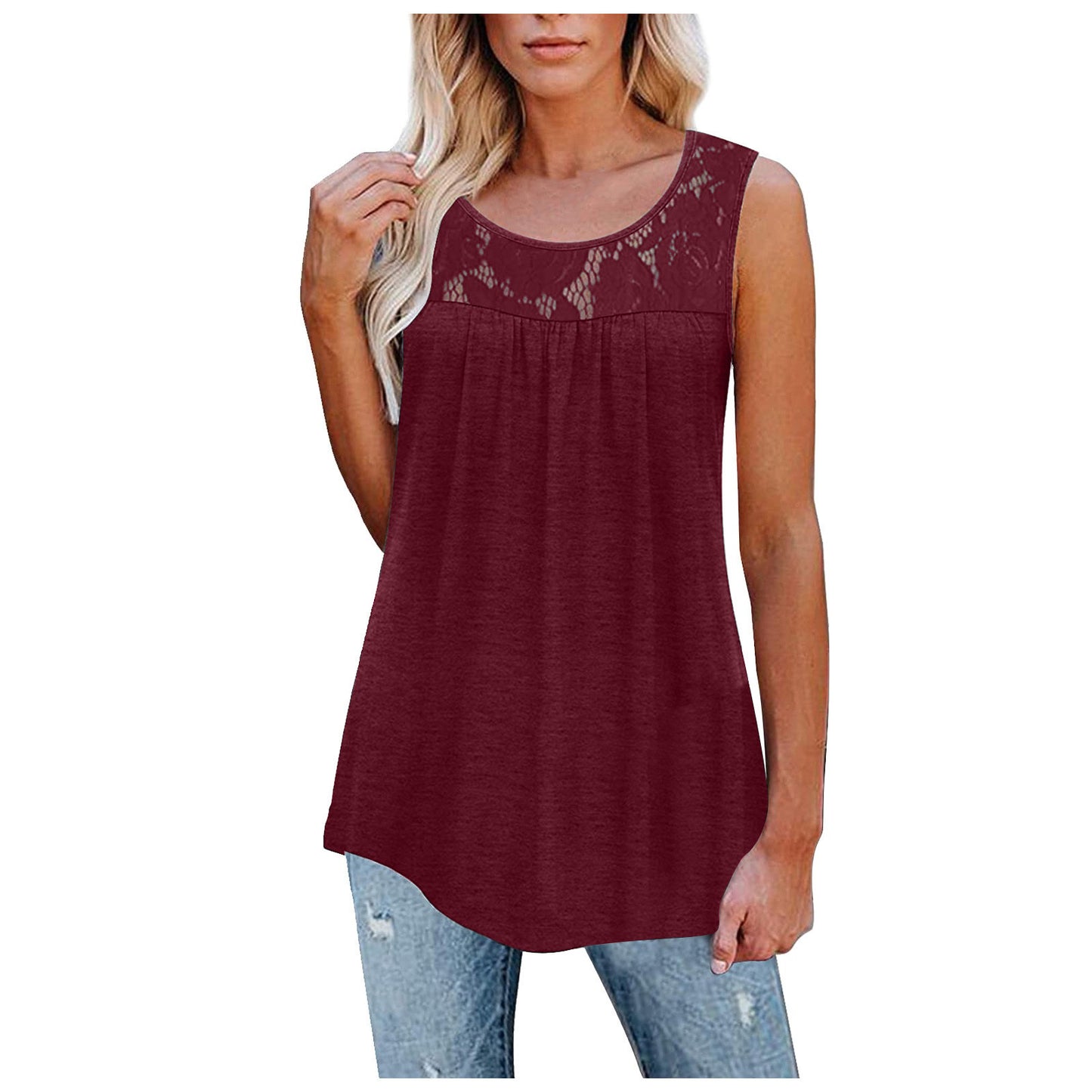 Stylish Lace Top Tank Top