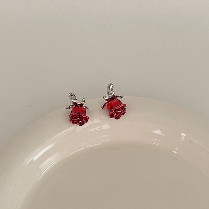 Rose Stud Earrings