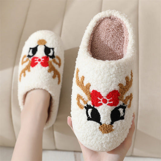 Christmas Reindeer Slippers