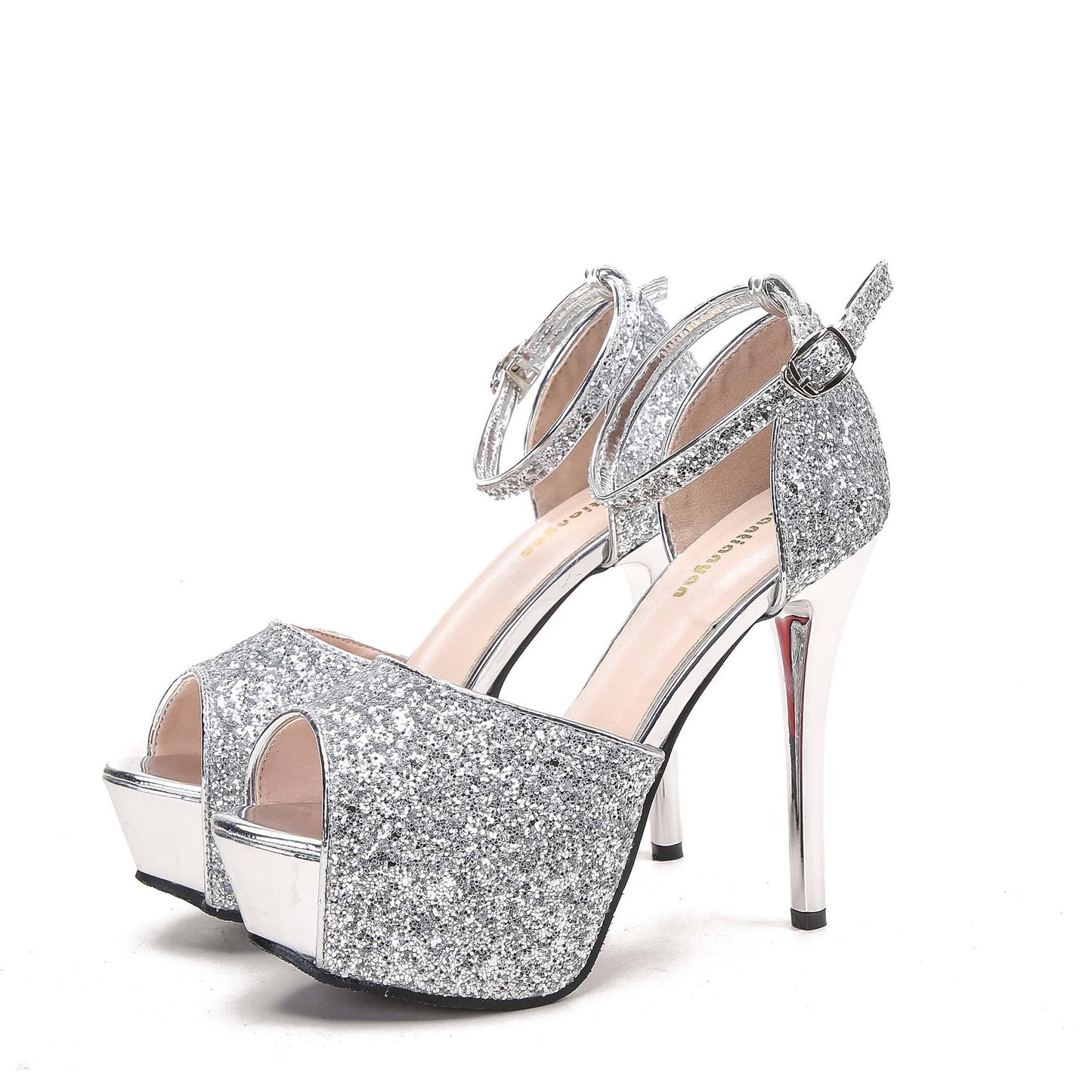 Glitter Stiletto Heels