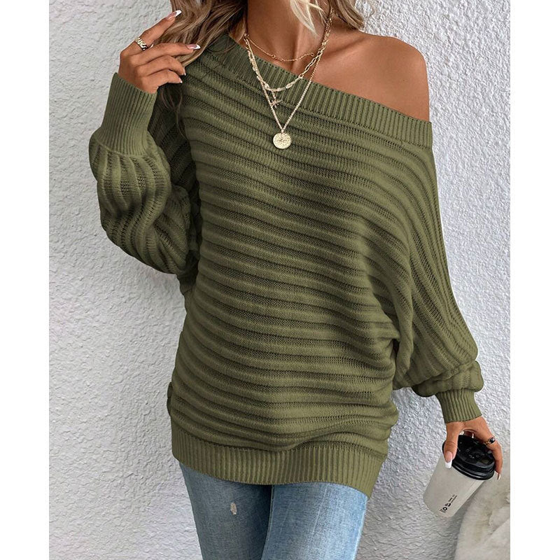 Sexy Off-Shoulder Ladies Sweater