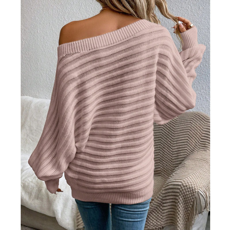 Sexy Off-Shoulder Ladies Sweater