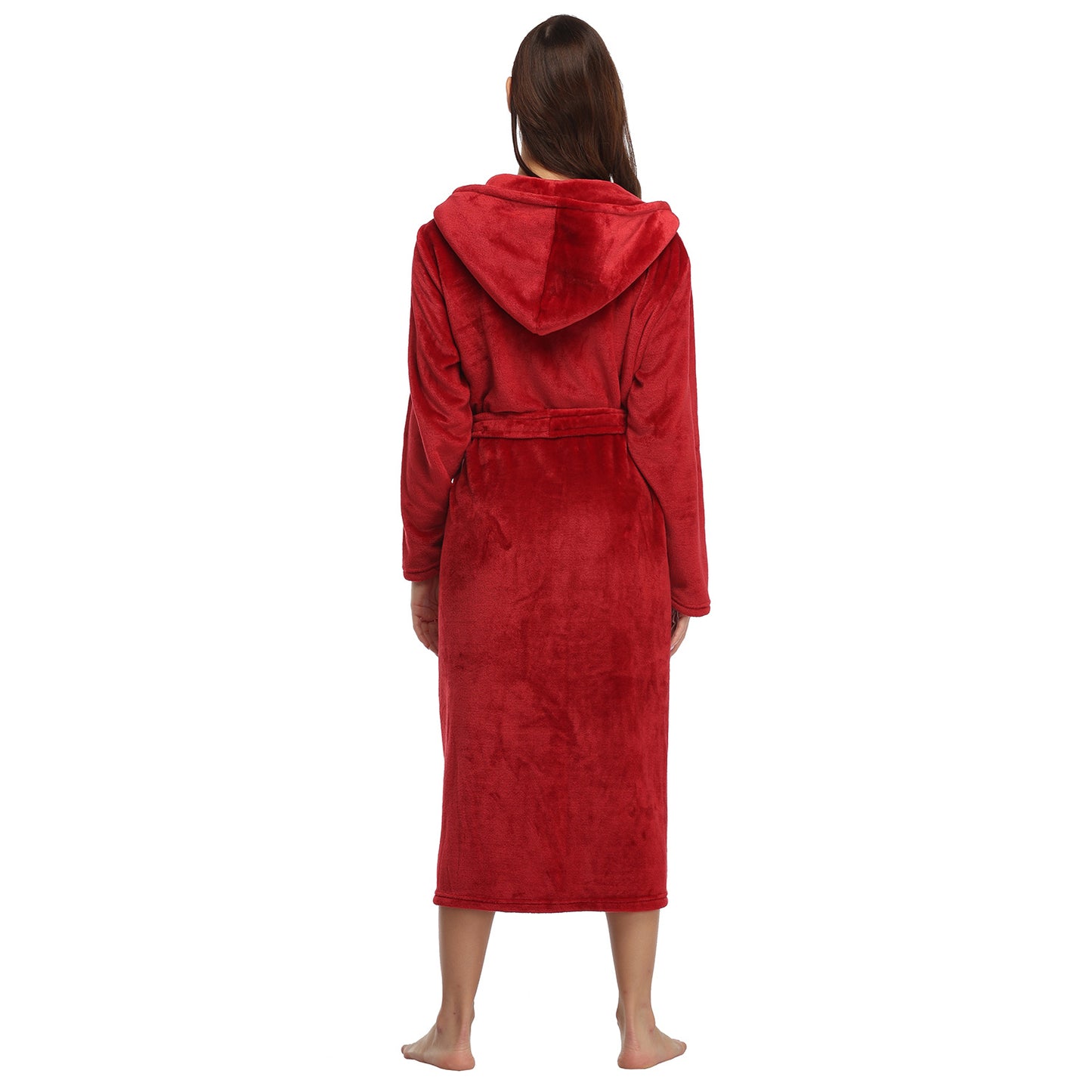 Ruby Red Fleece Robe