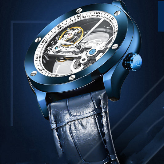 Men's Luxury Gear Wrist Watch 鈥?Bold and Stylish