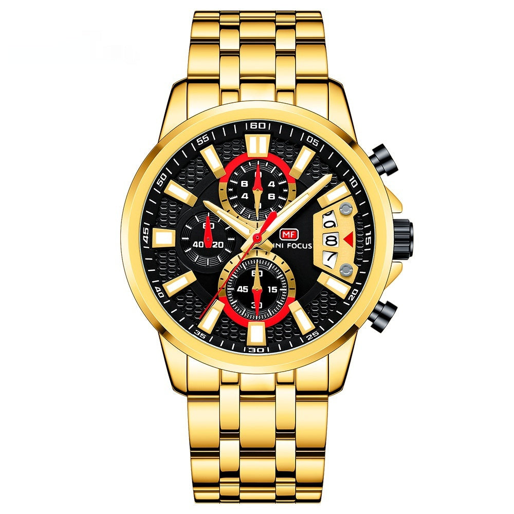 Waterproof Quartz Magic Color Shell Wrist Watch