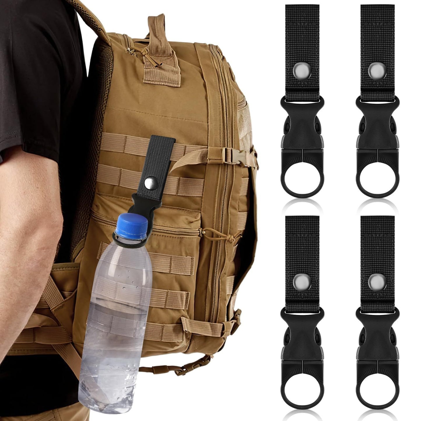 4pcs Plastic Bottle Hook Portable Bottle Holder