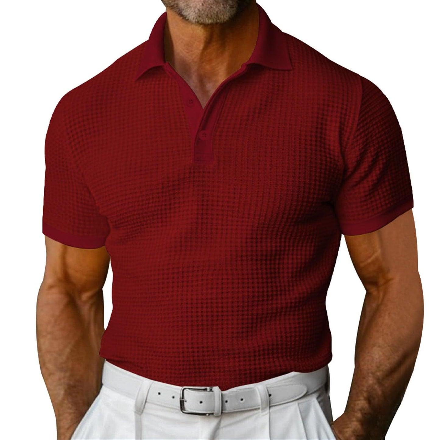 Textured Polo Shirt