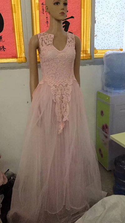 Flowers & Lace Gown