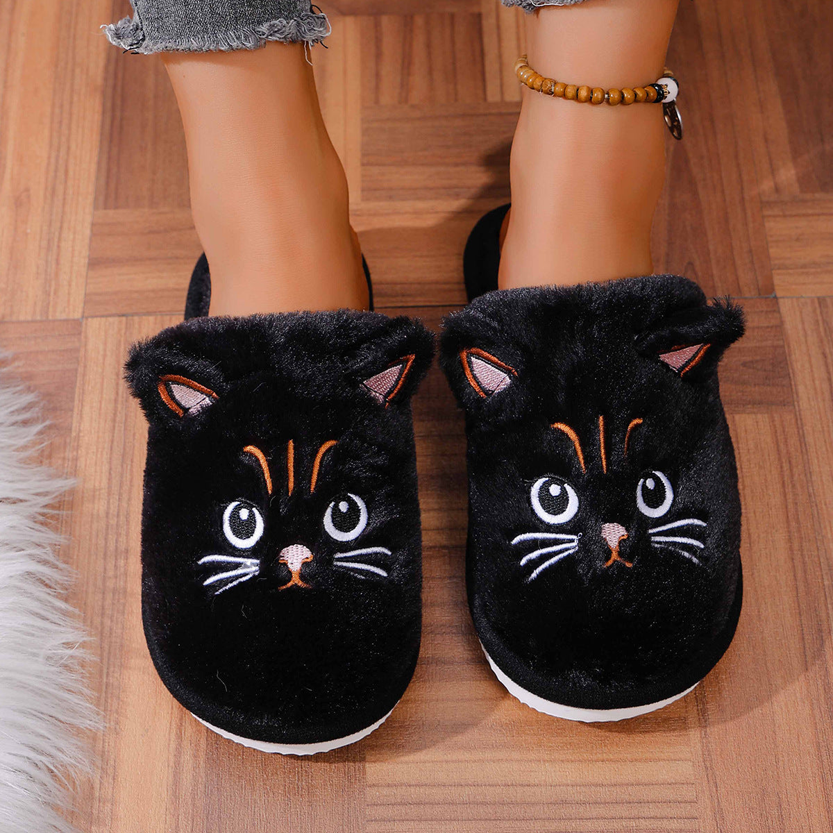 Christmas Plush & Kitty Slippers