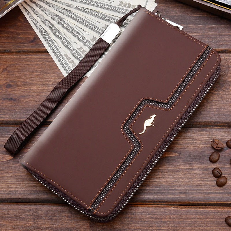 Men's Wallet Long Zipper