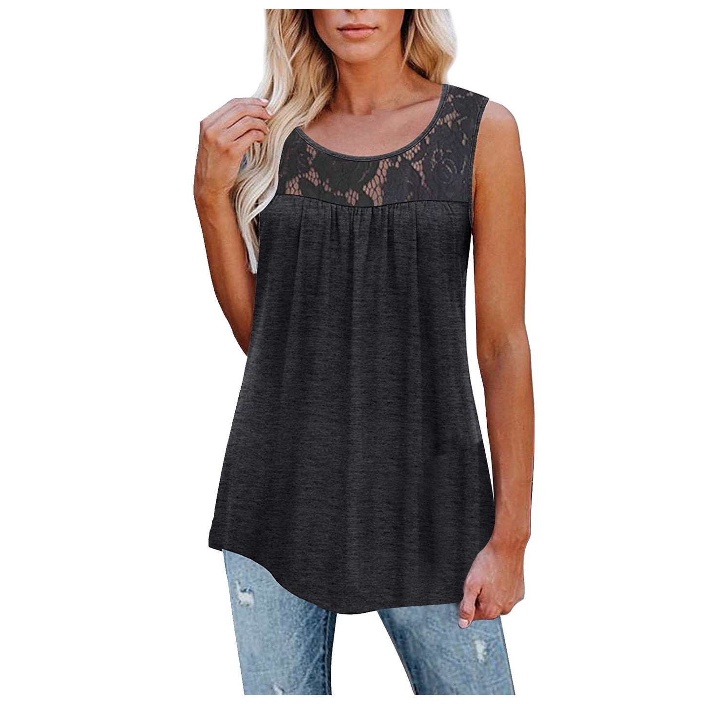 Stylish Lace Top Tank Top