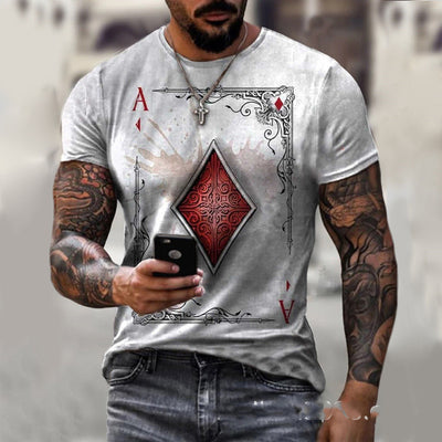 Distressed Ace of Diamonds T-Shirt