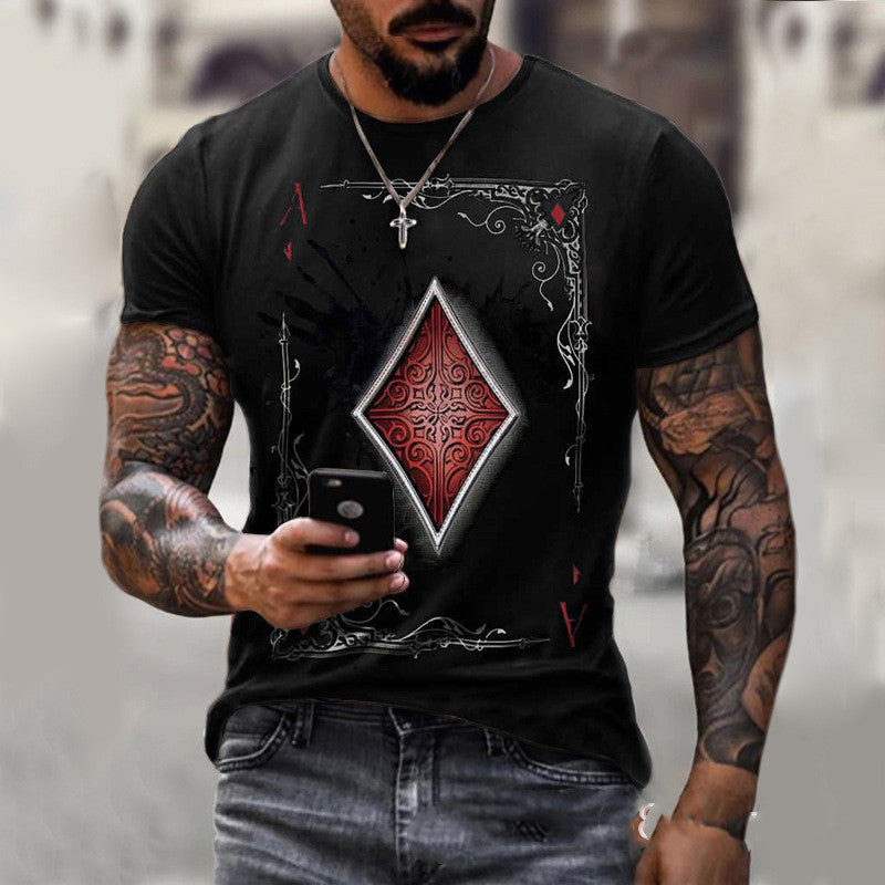 Distressed Ace of Diamonds T-Shirt