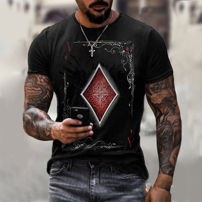 Distressed Ace of Diamonds T-Shirt