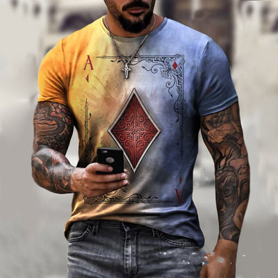 Distressed Ace of Diamonds T-Shirt