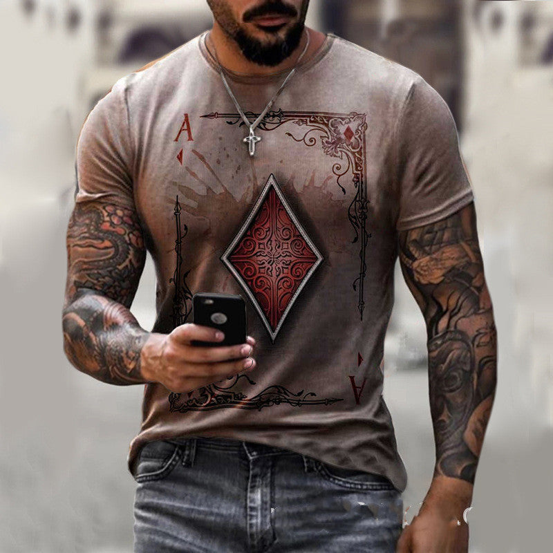 Distressed Ace of Diamonds Novelty Tee