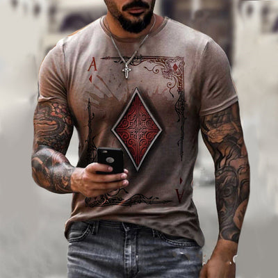 Distressed Ace of Diamonds T-Shirt