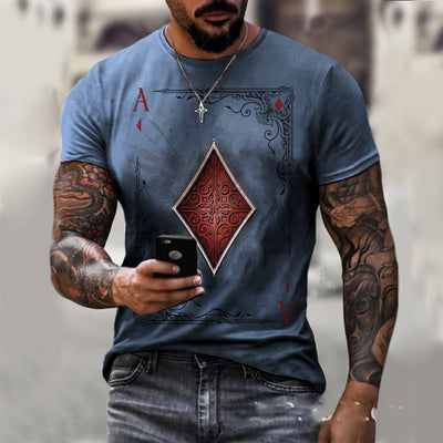 Distressed Ace of Diamonds T-Shirt
