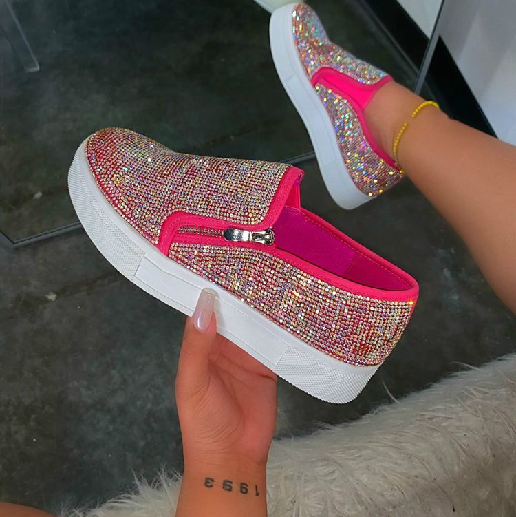Rhinestone Casual Shoes