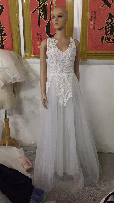 Flowers & Lace Gown