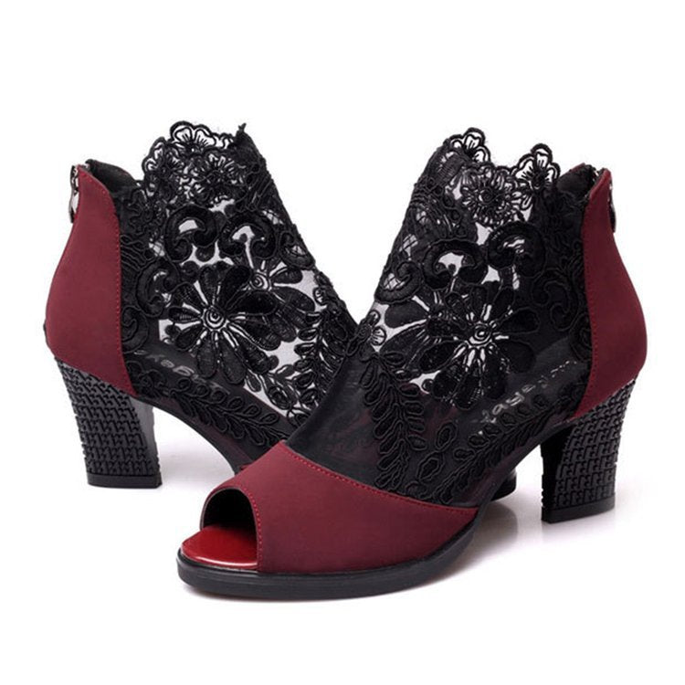 Lacey Open Toed Heels