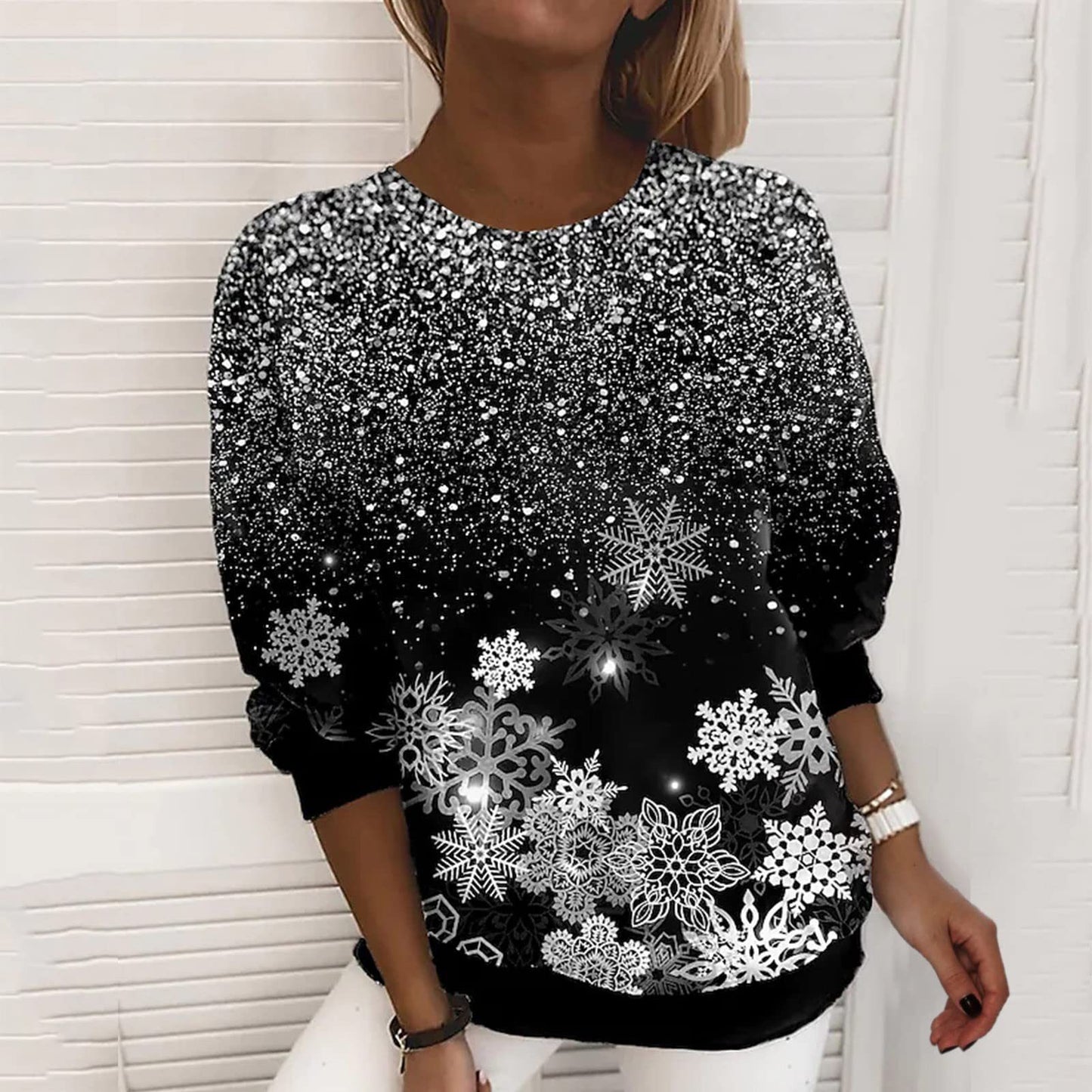 Sparkles & Snowflakes Sweater