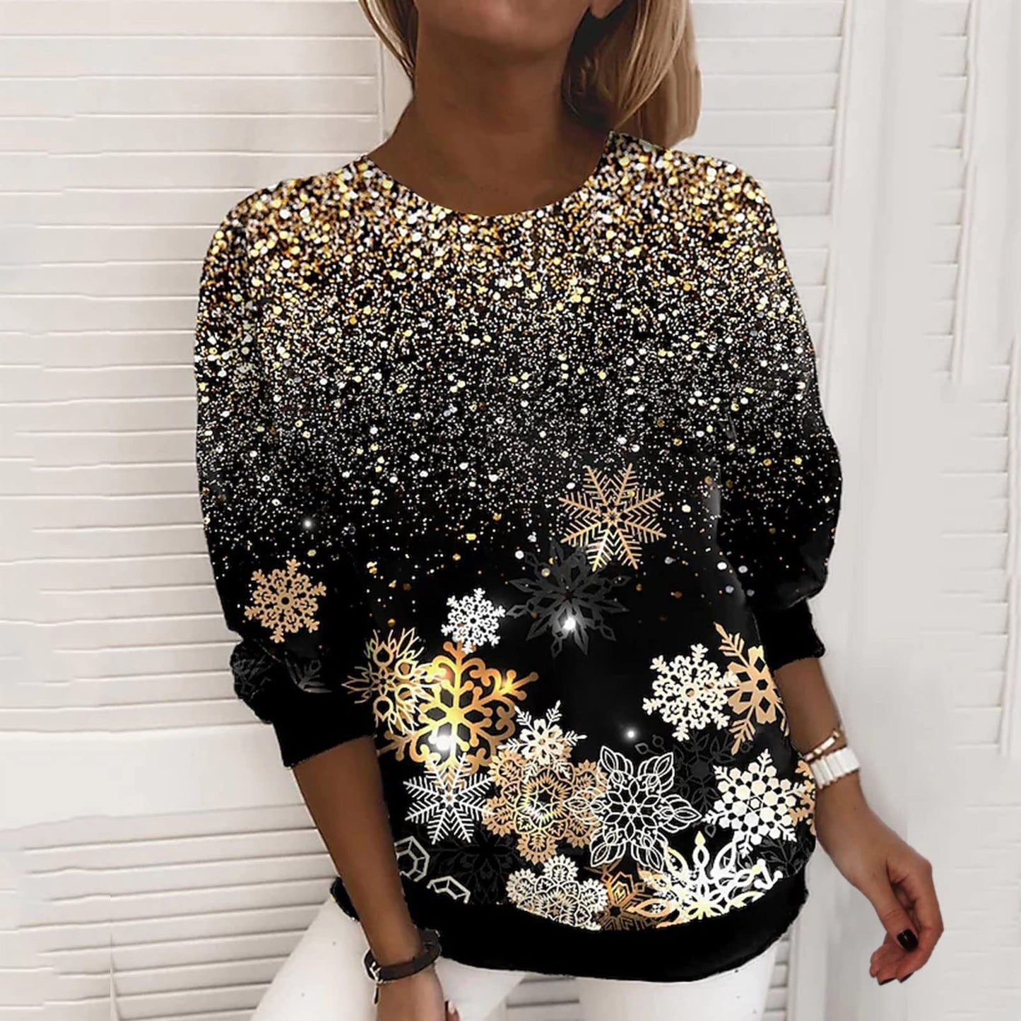 Sparkles & Snowflakes Sweater