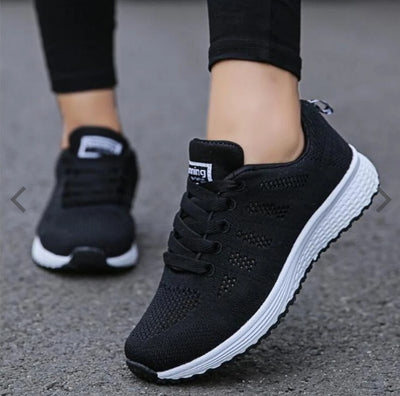 No Tie Athletic Tennis Shoes