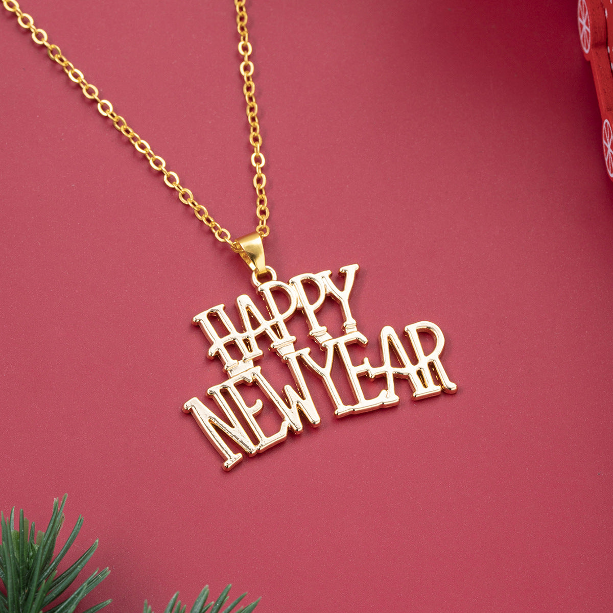 Happy New Year Necklace