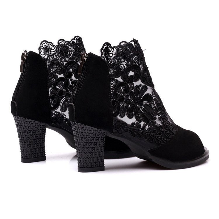Lacey Open Toed Heels