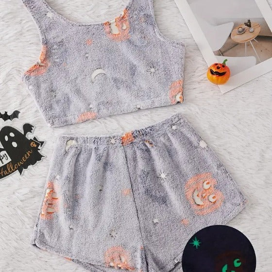 Wickedly Cozy Flannel Pajama Set