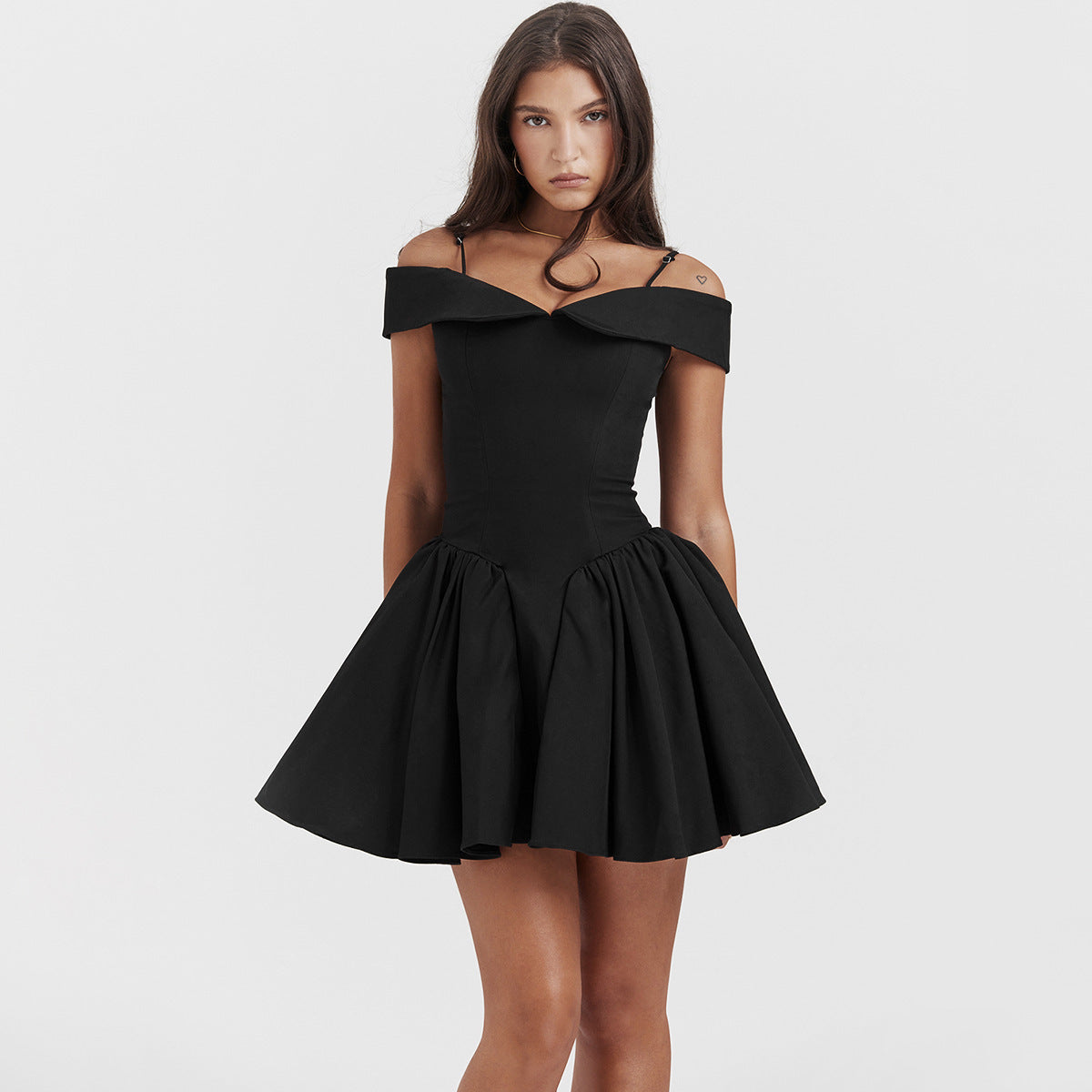 Off-Shoulder Mini Dress