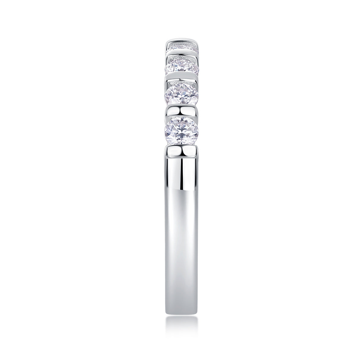Lux Moissanite Silver Ring