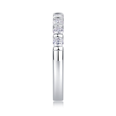 Lux Moissanite Silver Ring
