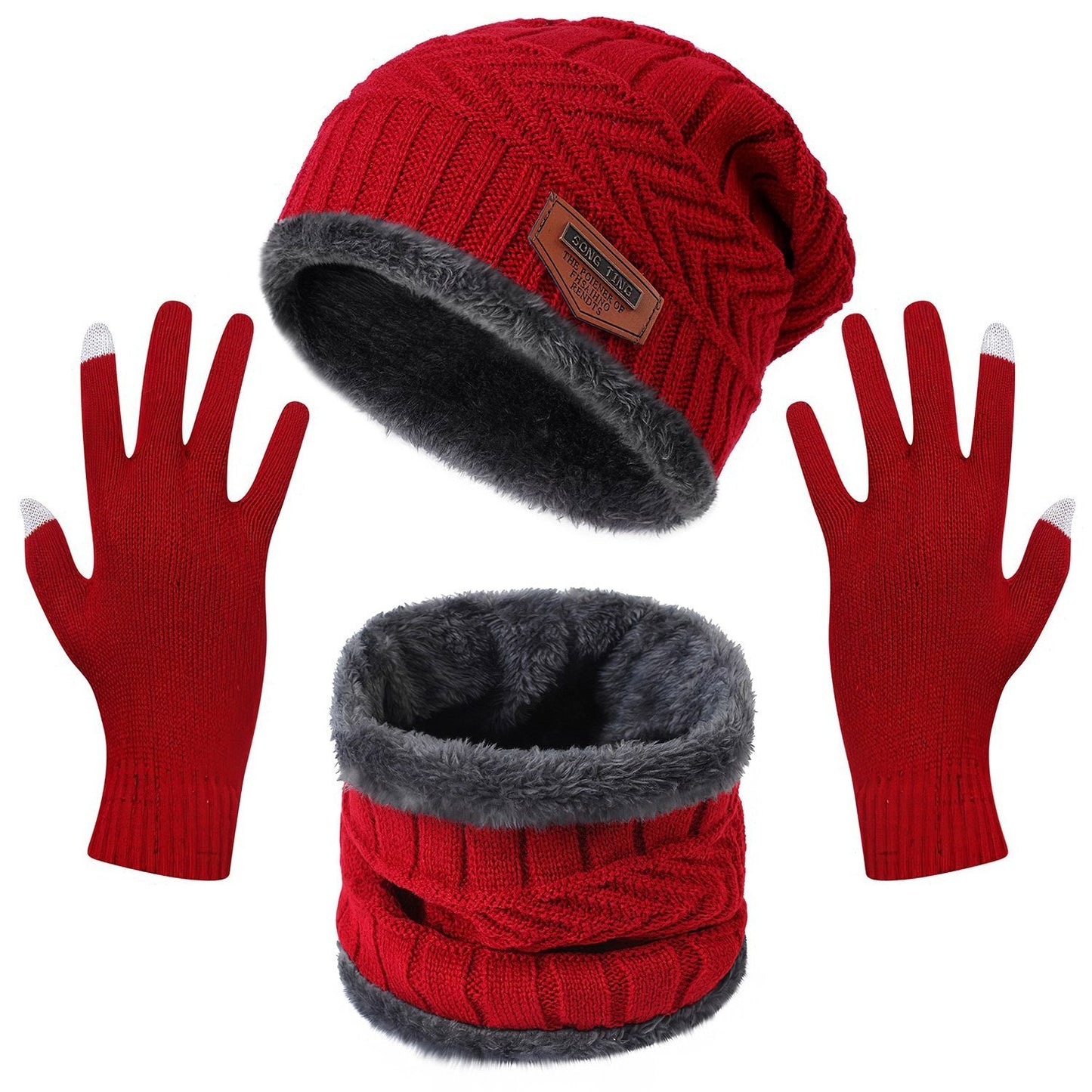 Gloves, Hat, & Neck Warmer Set