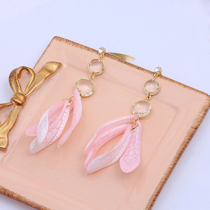 Long Love Heart Earrings