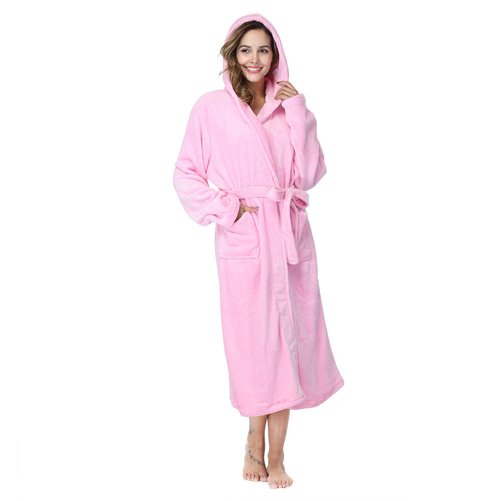 Light Pink Fleece Robe