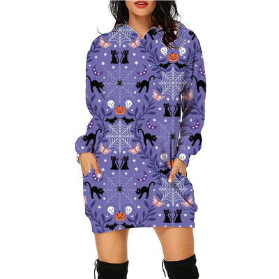 Super Snuggly Haunted Halloween Long Hoodie