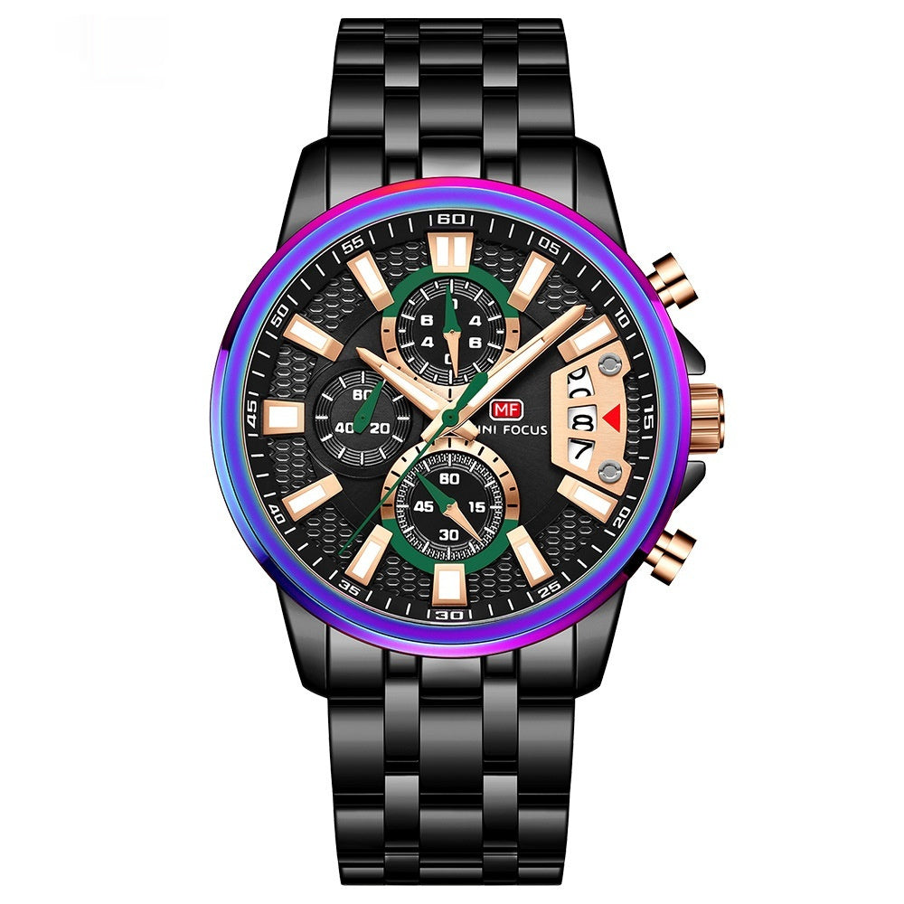 Waterproof Quartz Magic Color Shell Wrist Watch
