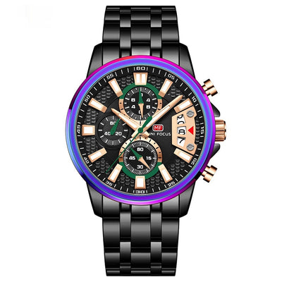 Waterproof Quartz Magic Color Shell Wrist Watch