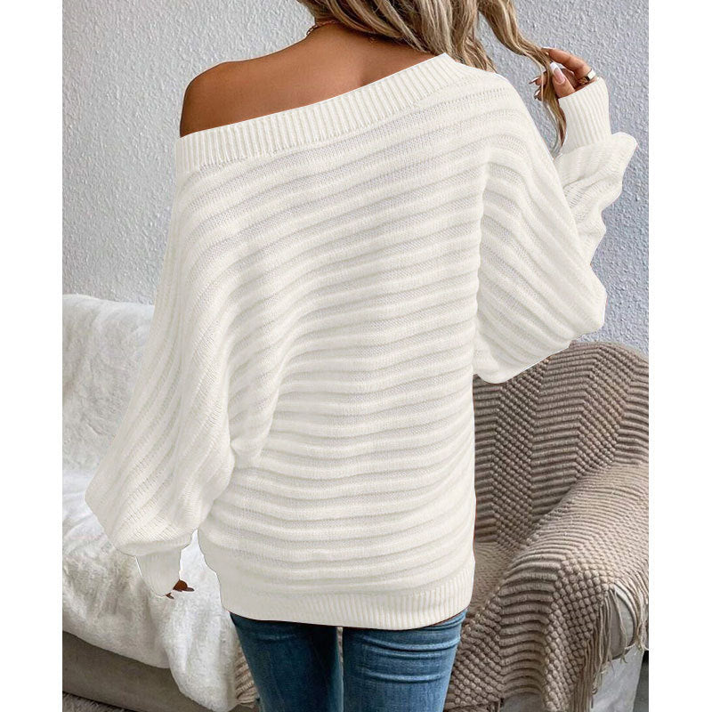 Sexy Off-Shoulder Ladies Sweater
