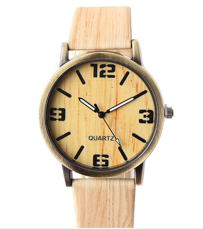 Men's Luxury Wooden Wrist Watch – Crafted for Gentlemen
