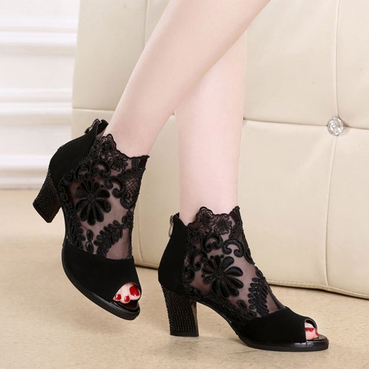 Lacey Open Toed Heels