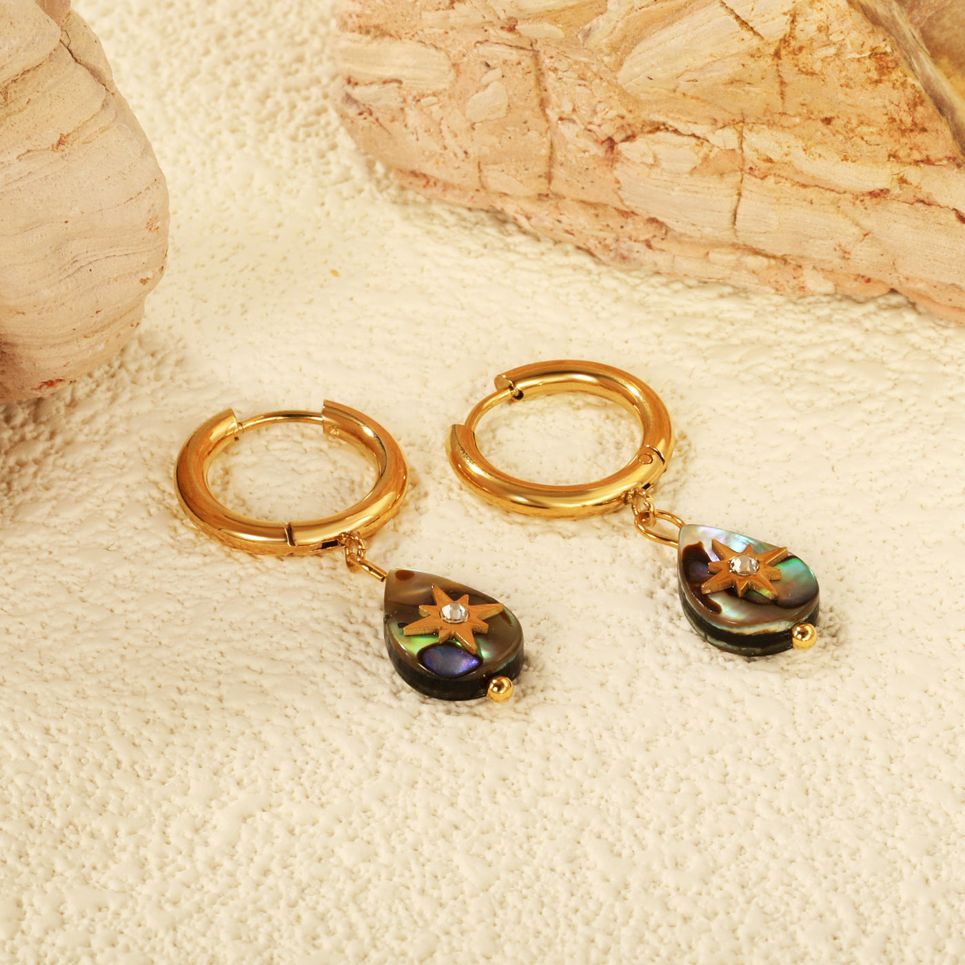 Elegant Abalone Shell Earrings