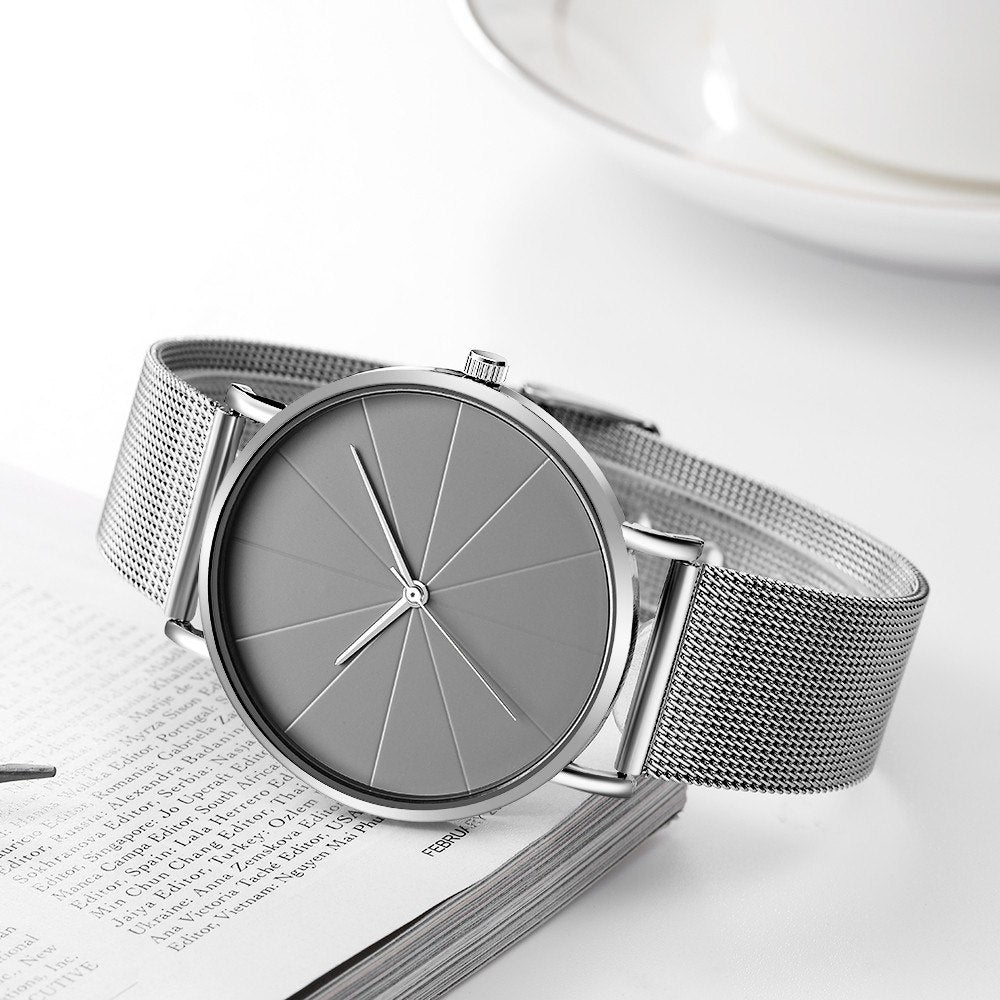 Fashion Stainless Steel Military Wrist Watch