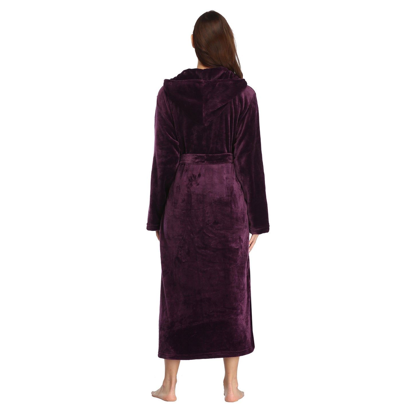 Royal Purple Fleece Robe