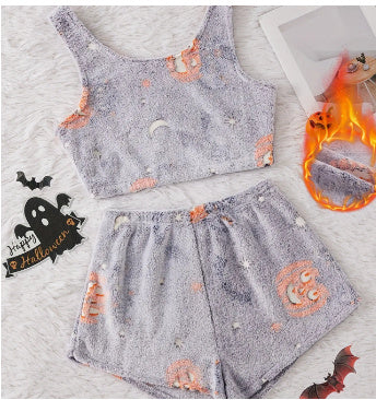 Wickedly Cozy Flannel Pajama Set