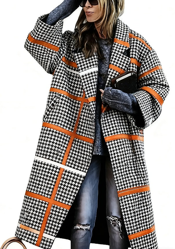 Boho Plaid Coat