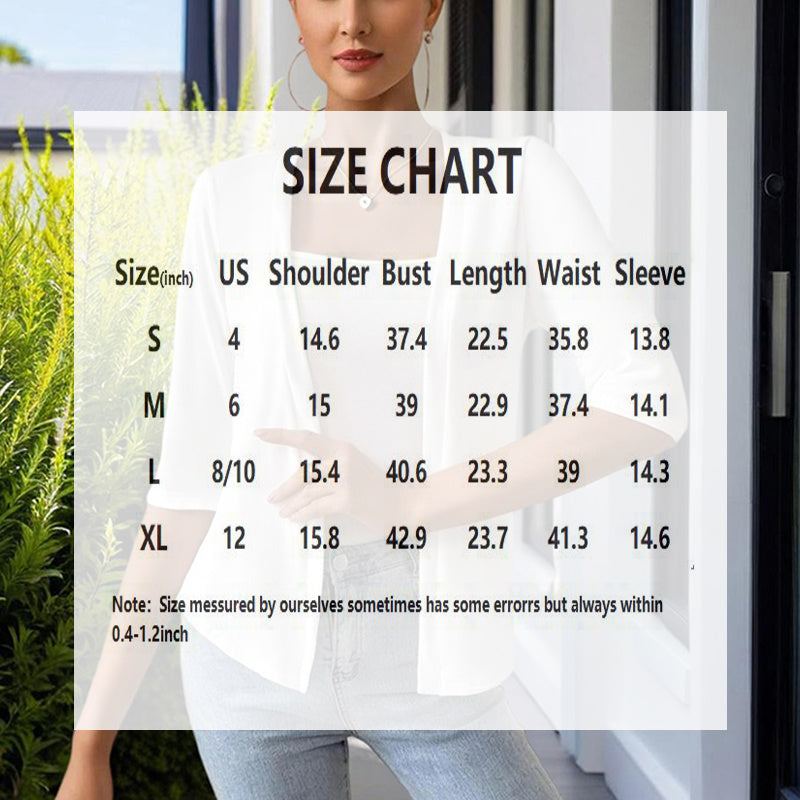 Casual Mid-Sleeve Ladies Shirt