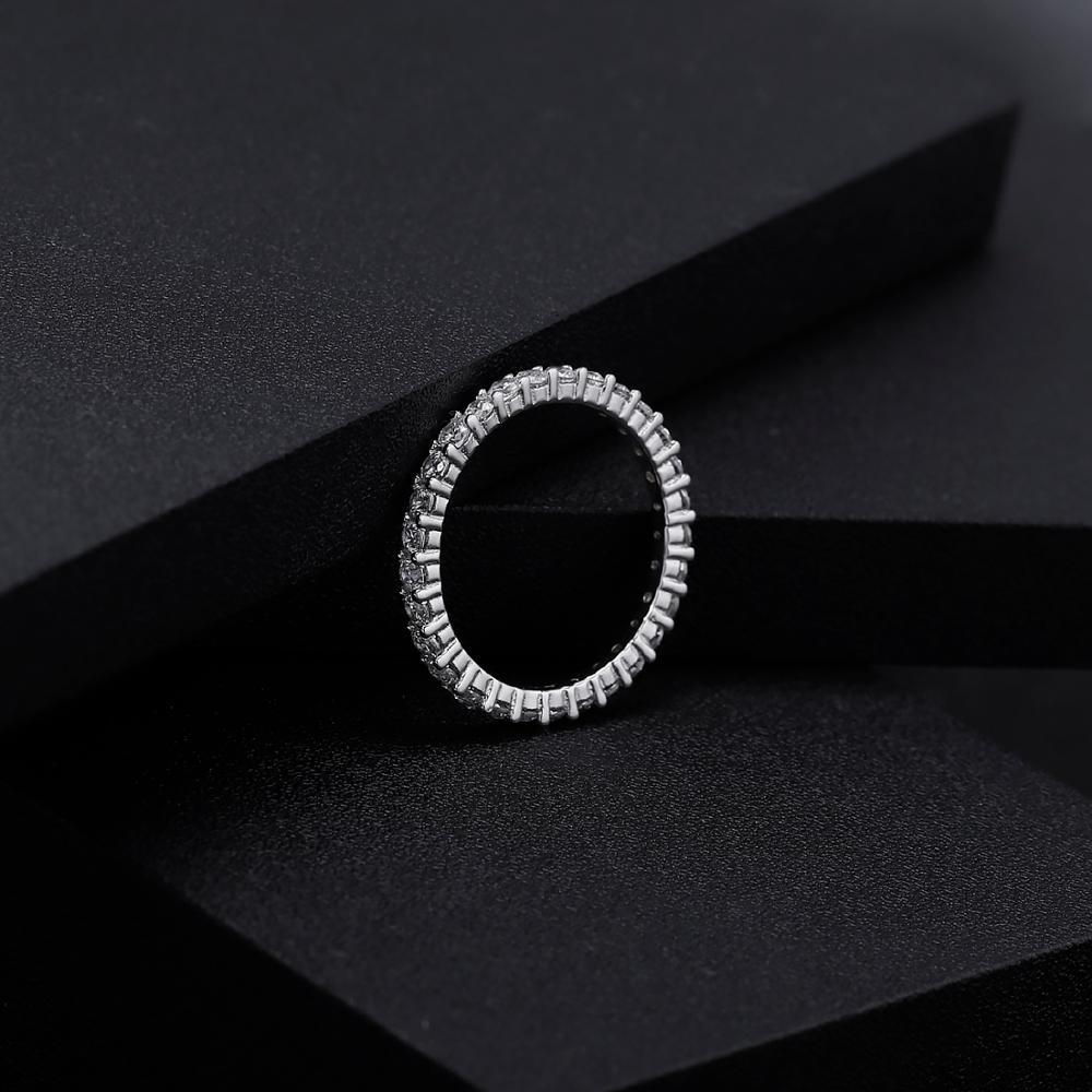 All Around Moissanite Diamond Ring